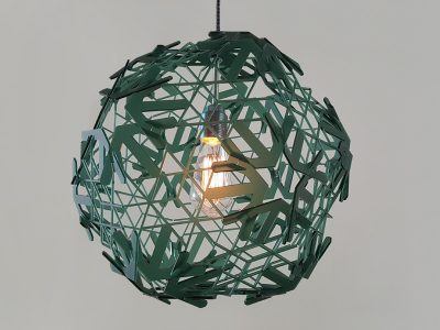 Arrow in frosted translucent cactus acrylate