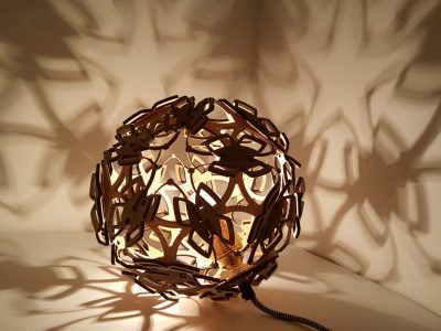 Butterfly in wood: oak